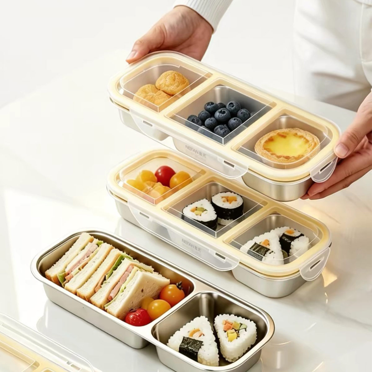 Food Storage And Preservation - Conteneur de stockage alimentaire en acier