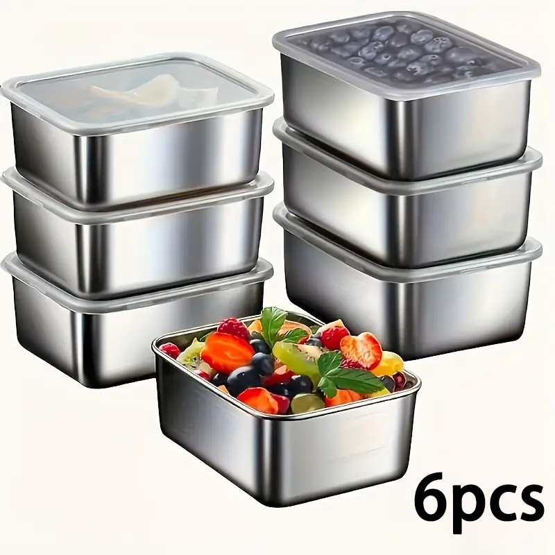 Food Storage Types - Ensemble de conteneurs de stockage des