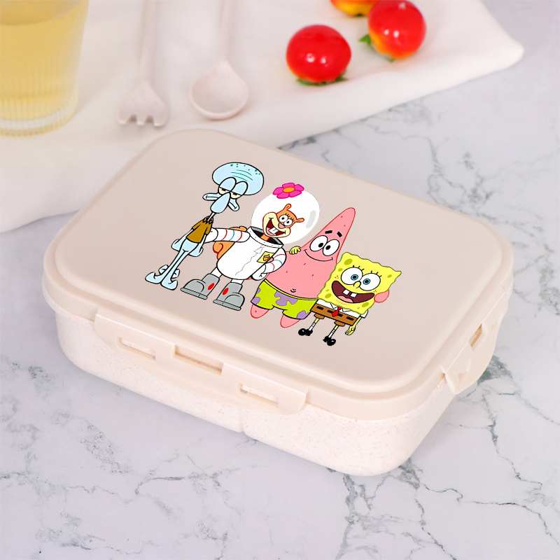 Food Storage Containers B&M - Nouvelle boîte à lunch Bob l'éponge,