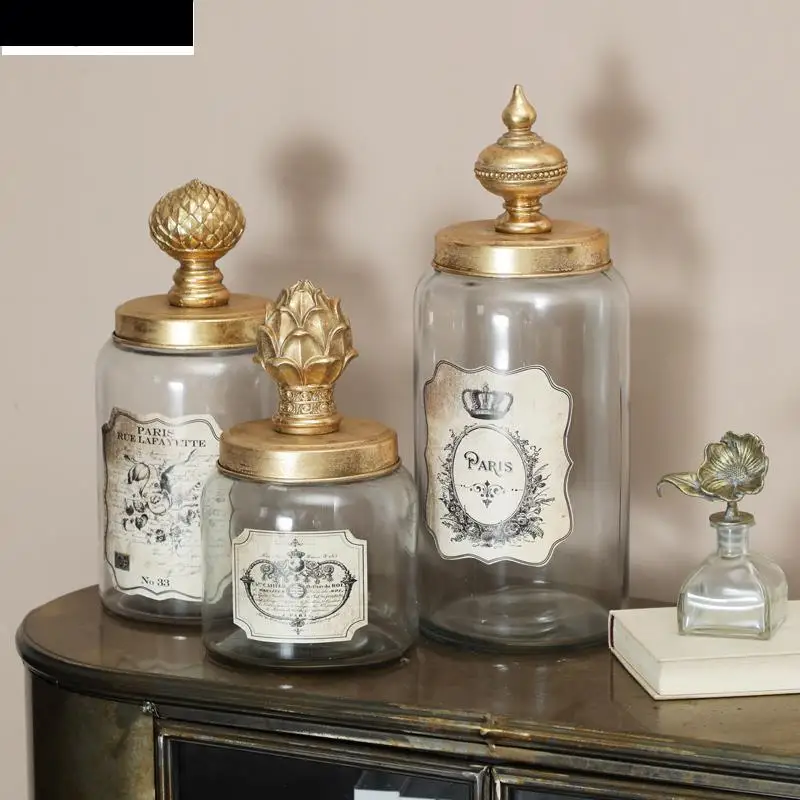 Food Storage Jars With Wooden Lids - Pot de conservation hermétique avec couvercle,