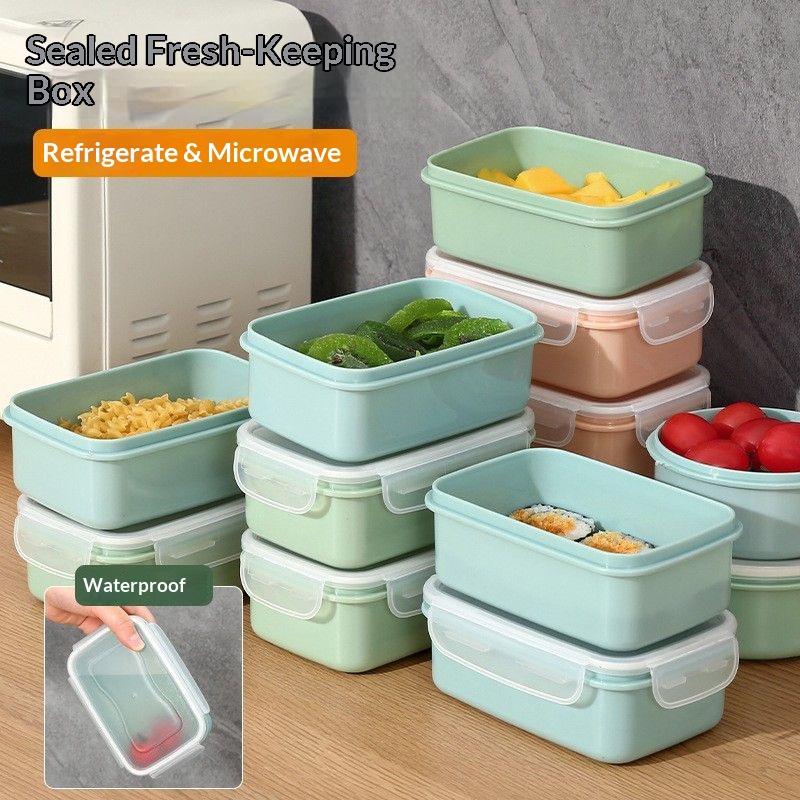 Food Storage Prep Containers - Boîtes de conservation alimentaire hermétiques sans