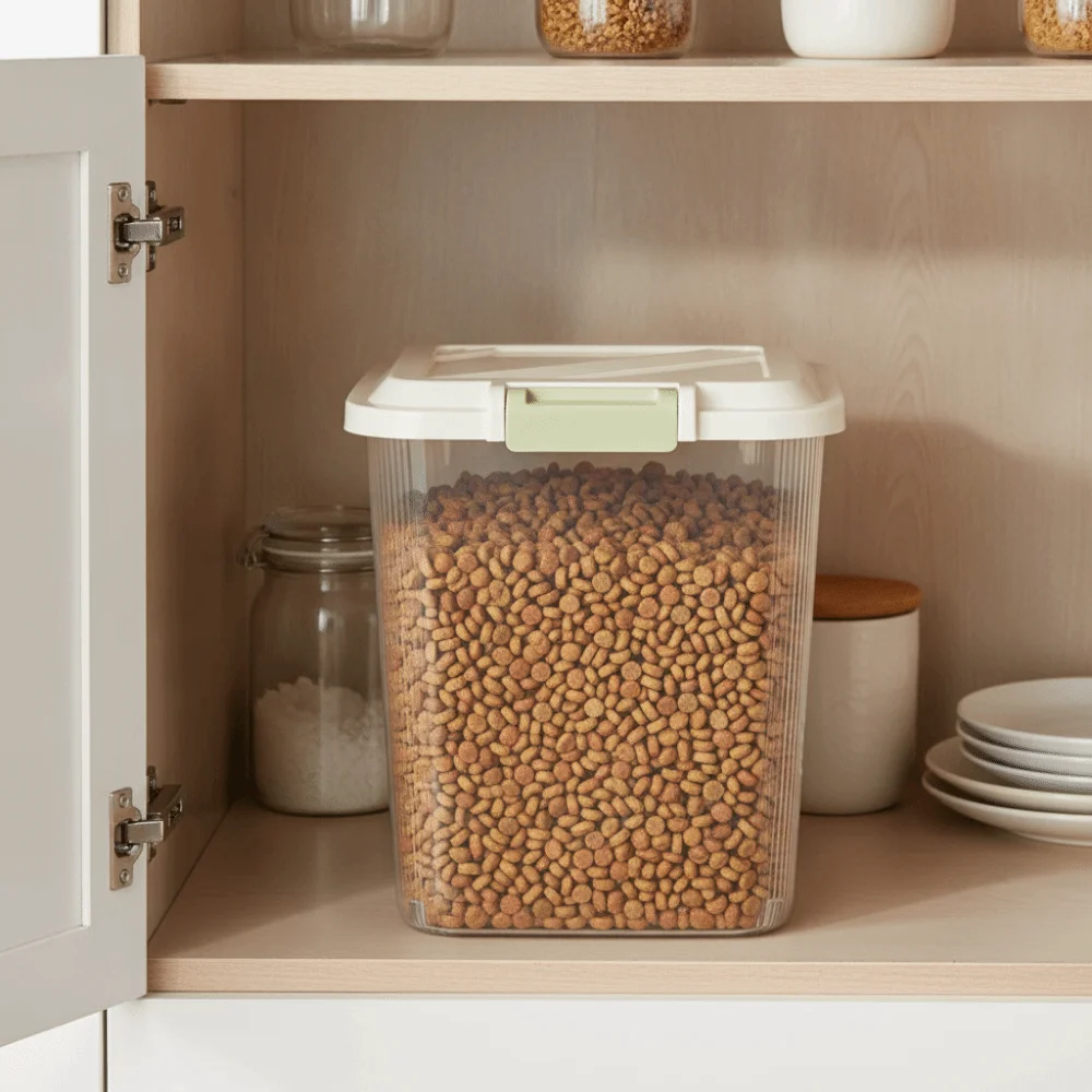 Food Storage With Wheels - Boîte de rangement pour riz durable,