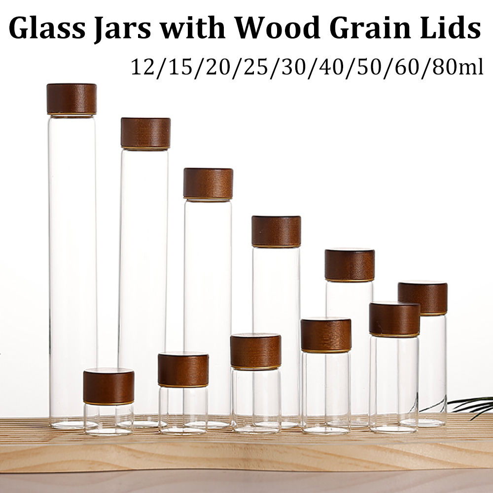 Food Storage Jars With Lids - Pots à épices en verre, conteneurs