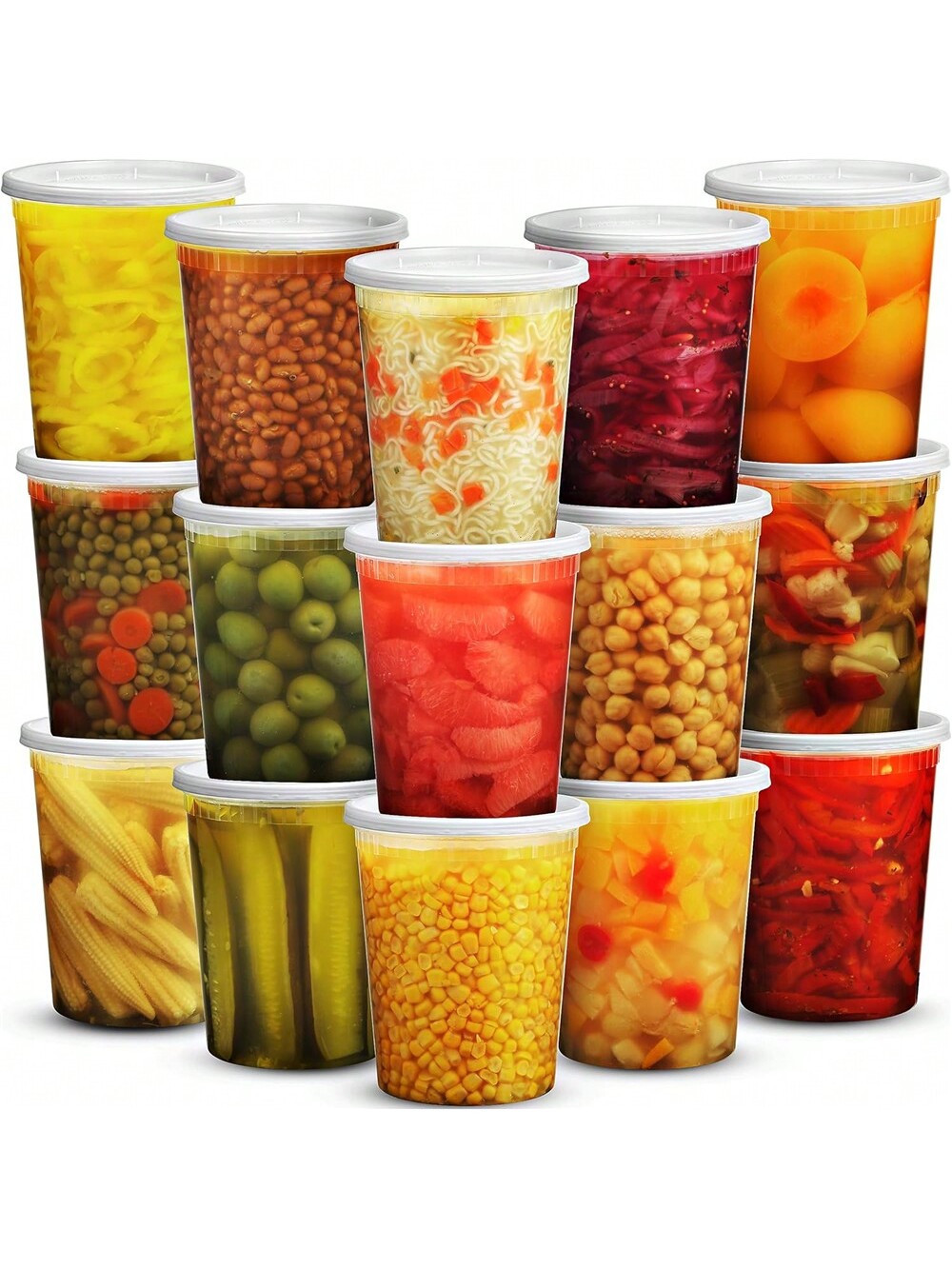 Deli en plastique contenant de - Food Storage Prep Containers avis et prix