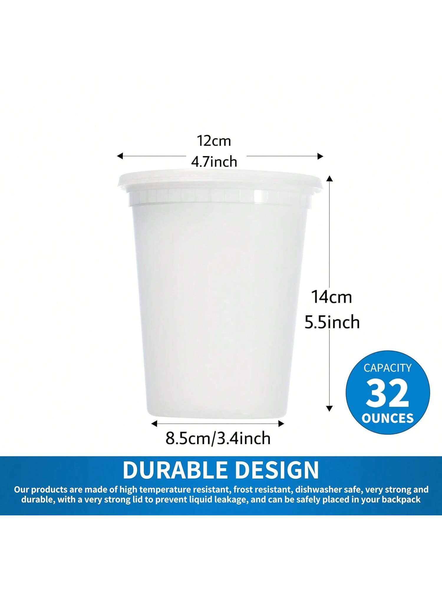 Deli en plastique contenant de - Food Storage Prep Containers avis et prix
