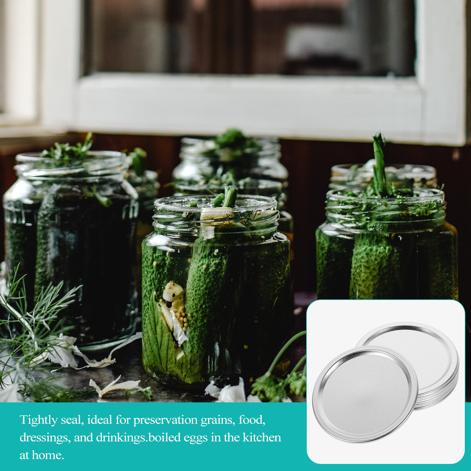 20 couvercles métalliques pour - Food Storage And Preservation avis et prix
