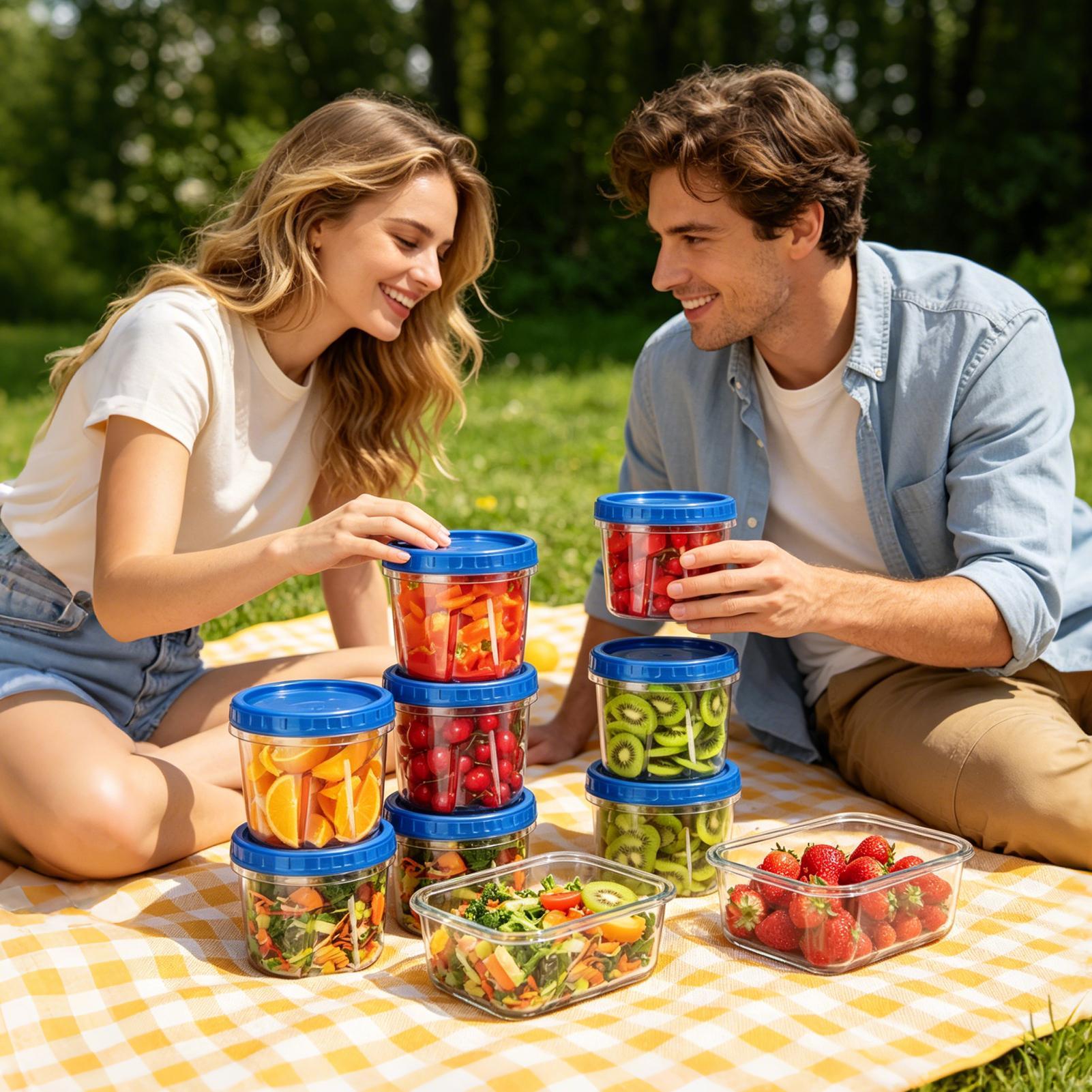 Conteneurs de congélation pour - Food Storage Stackable Containers avis et prix