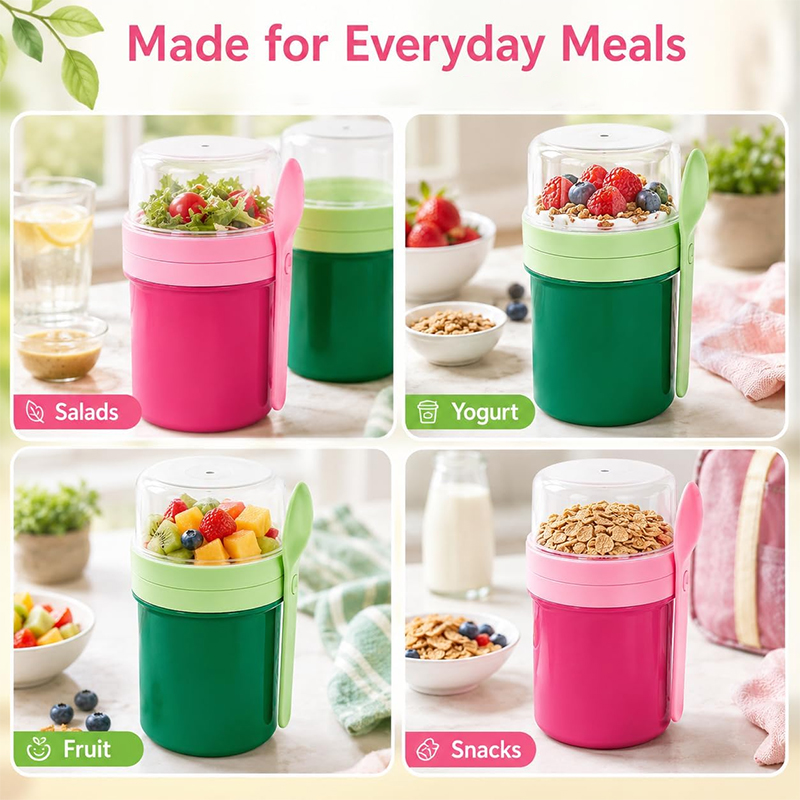 Gobelet portable double couche - Food Storage Meals avis et prix