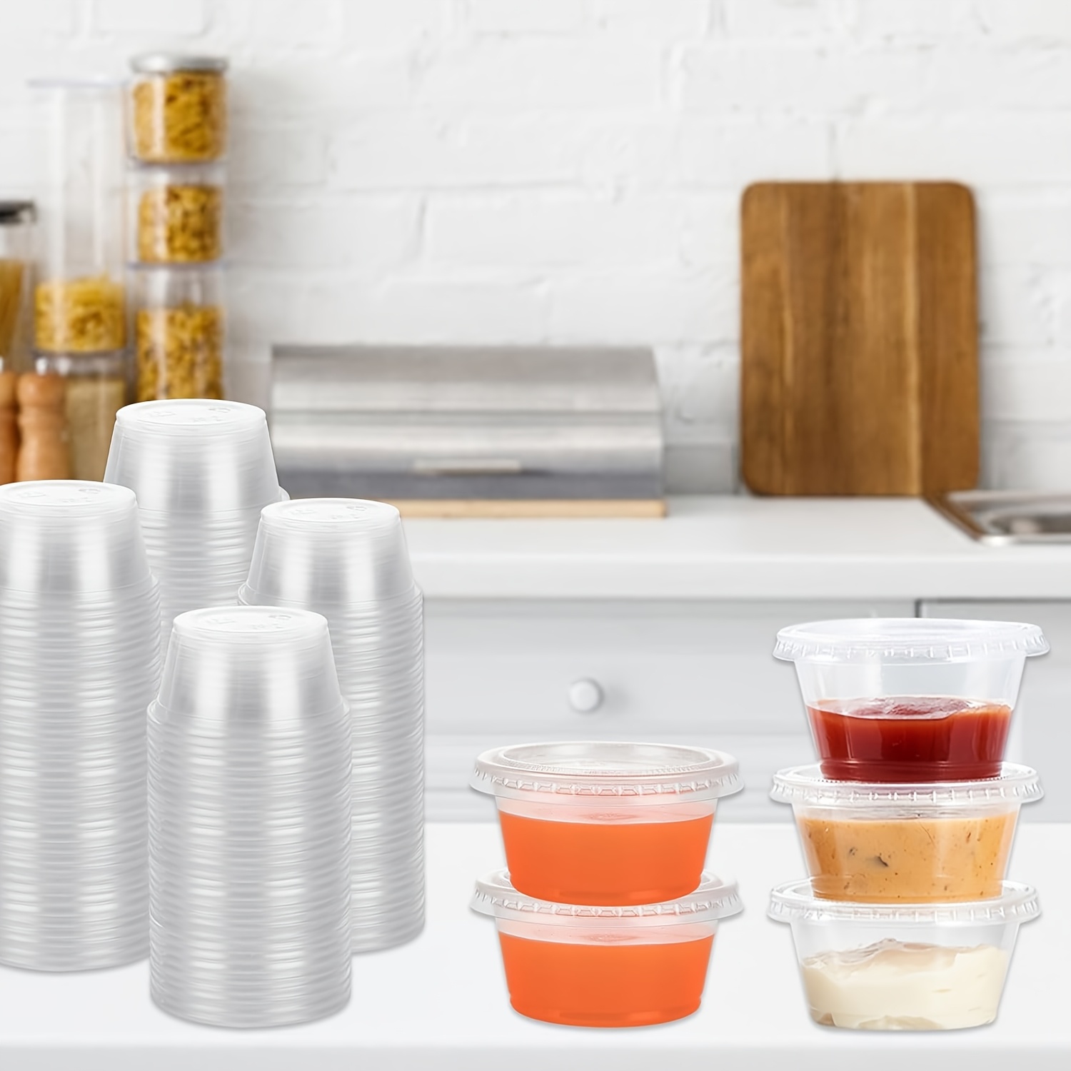 Boîte de sceau de Sauce jetabl - Food Storage Jars With Lids avis et prix