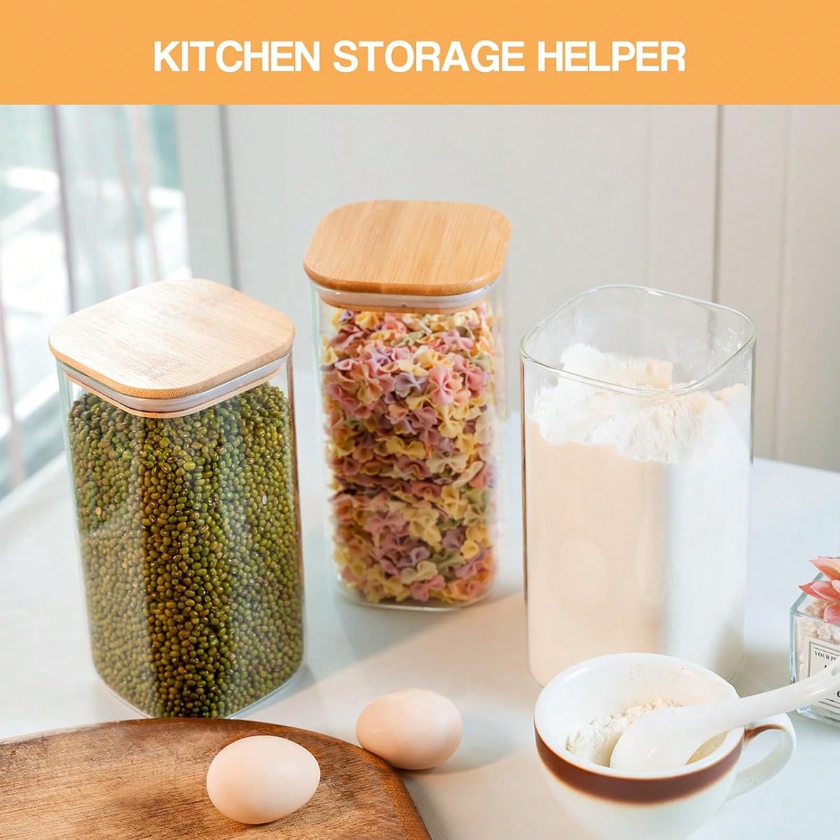 Lot de 6 bocaux de conservatio - Food Storage Jars With Lids avis et prix
