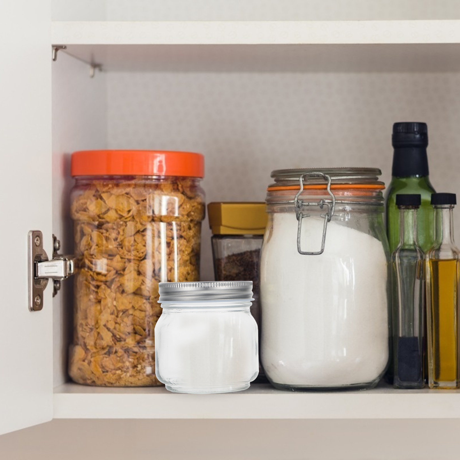 6 Pots en Verre Transparent Ép - Food Storage Jars With Lids avis et prix