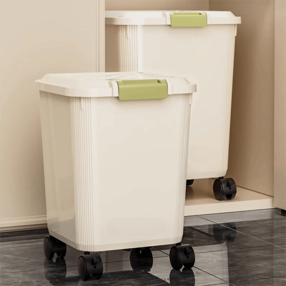 Boîte de rangement pour riz an - Food Storage With Wheels avis et prix