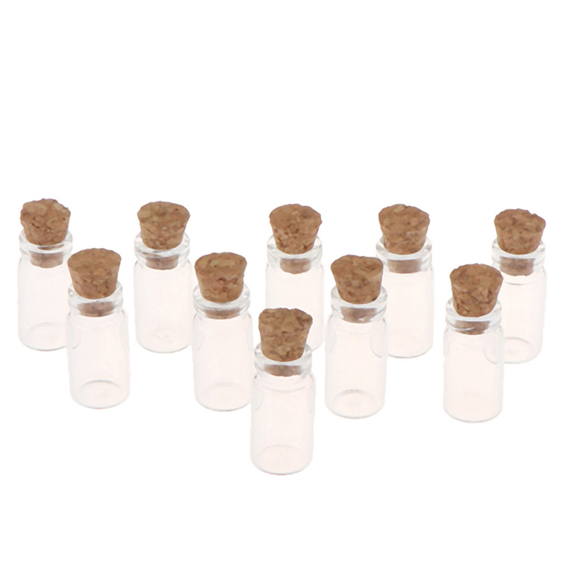 10 pièces de miniatures de boc - Food Storage Jars With Wooden Lids avis et prix