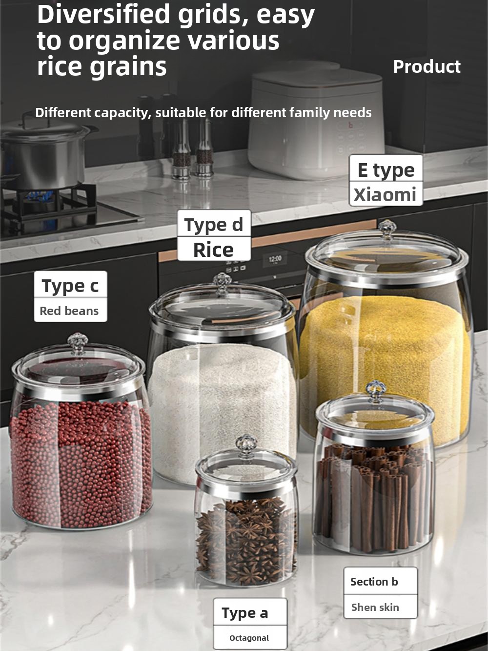 Boîte de rangement transparent - Xxl Food Storage Container avis et prix