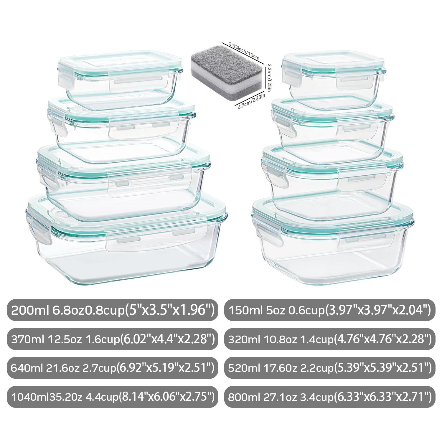Contenant alimentaire en verre - Food Storage Stackable Containers avis et prix