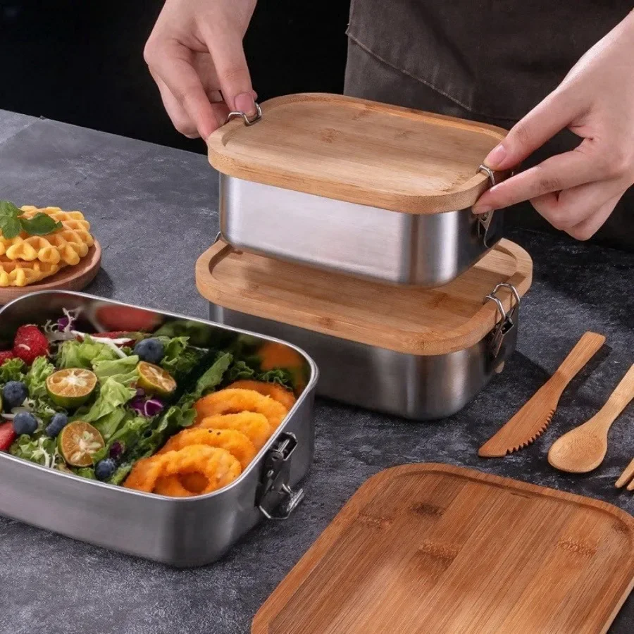 Nouvelle boîte à lunch en acie - Food Storage Boxes With Lids avis et prix