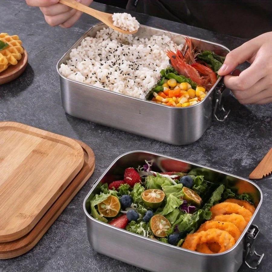 Nouvelle boîte à lunch en acie - Food Storage Boxes With Lids avis et prix