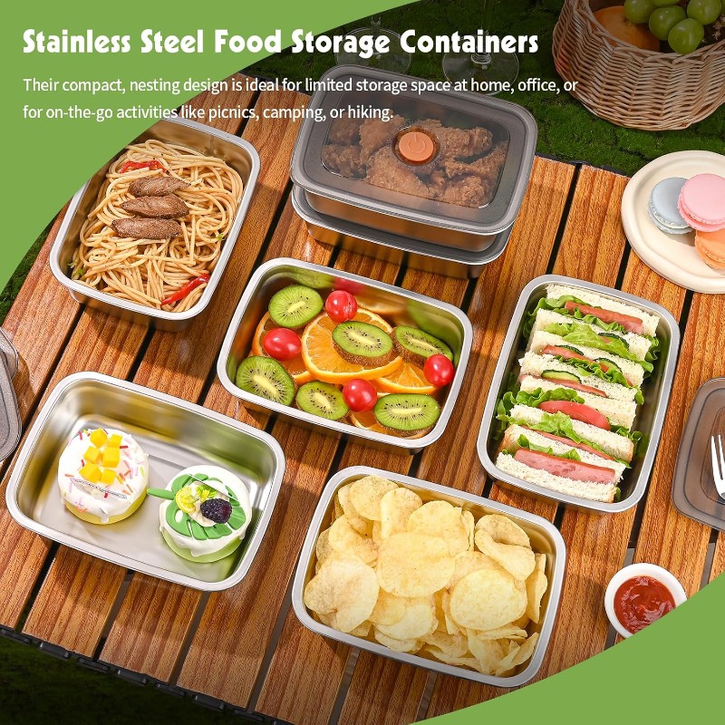 Boîte à bento en acier inoxyda - Xxl Food Storage Container avis et prix