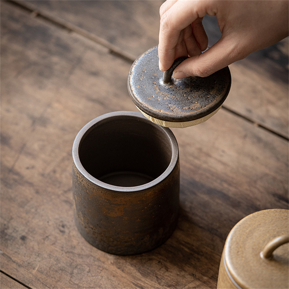 Caddie à thé en céramique, pot - Food Storage Organization avis et prix
