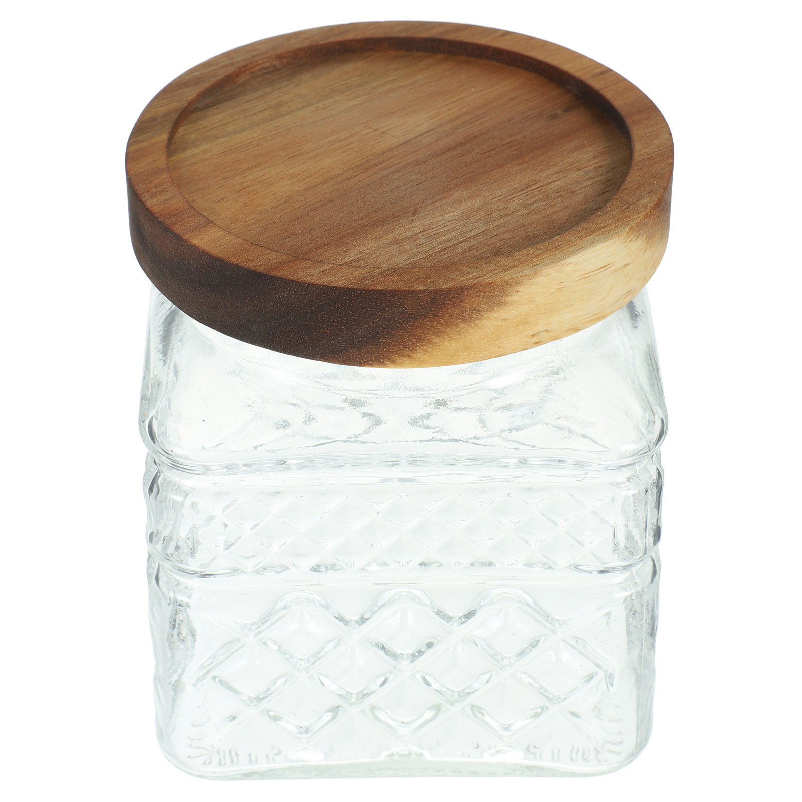 Pot de stockage en verre, boît - Food Storage Jars With Wooden Lids avis et prix