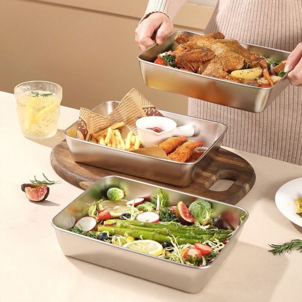 Plateau de service en acier in - Food Storage And Preservation avis et prix