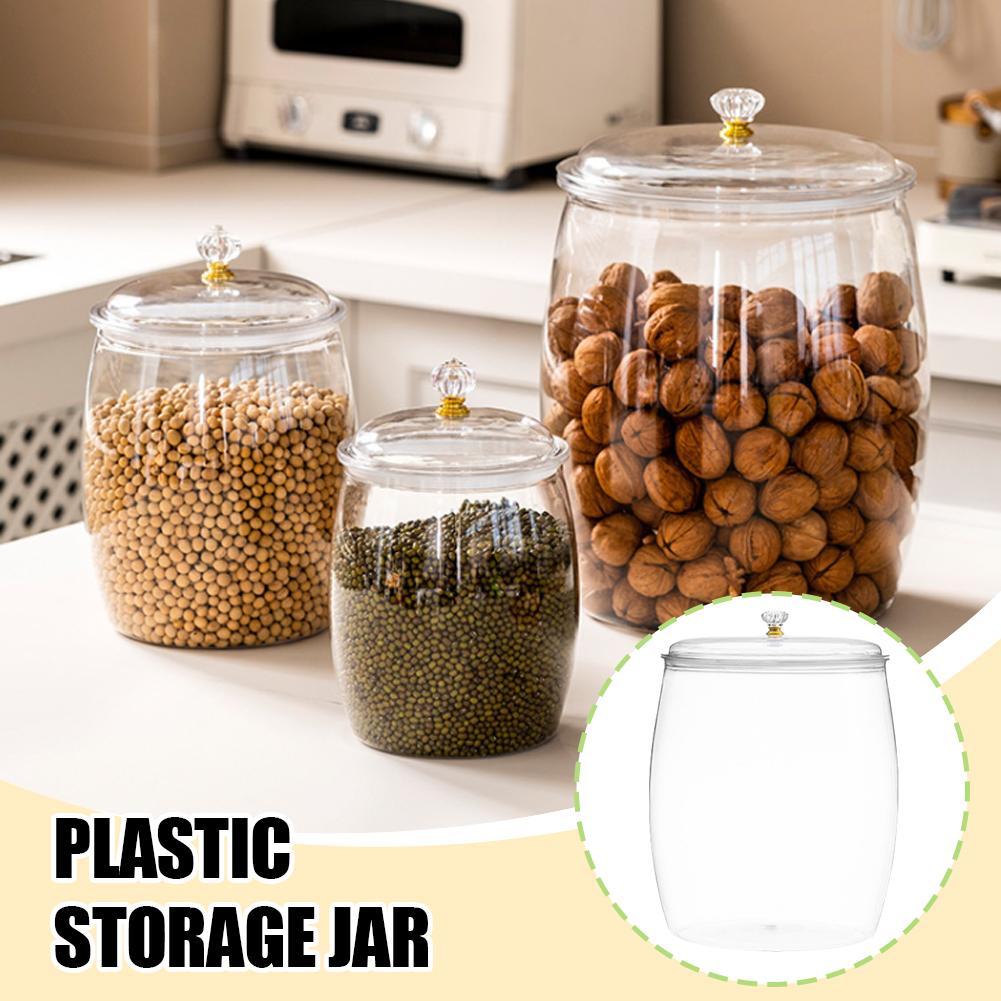 Grand bocal transparent en pla - Food Storage Jars With Lids avis et prix