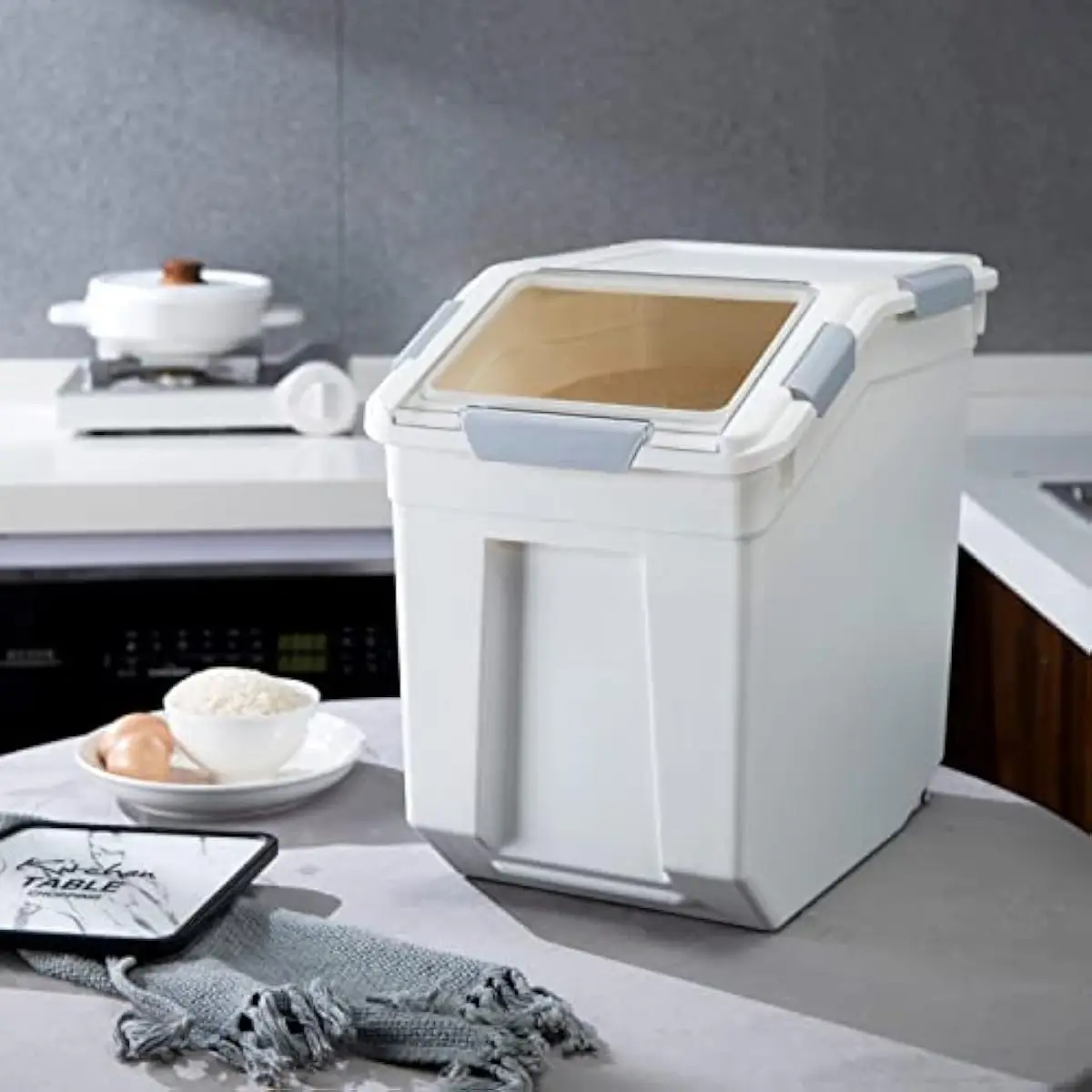 Bac de conservation hermétique - Food Storage With Wheels avis et prix