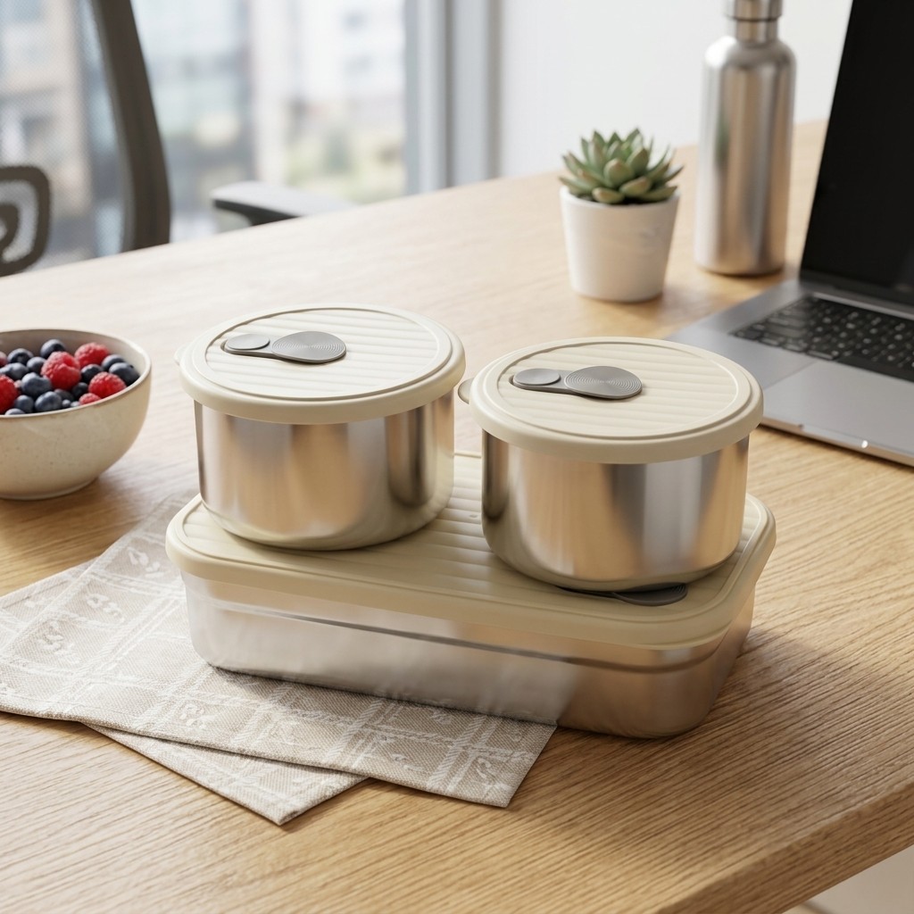 Boîte à bento en acier inoxyda - Food Storage Prep Containers avis et prix