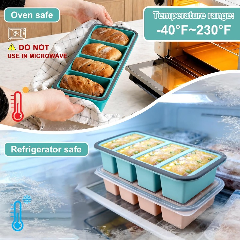 Moules à congeler en silicone  - Food Storage Prep Containers avis et prix