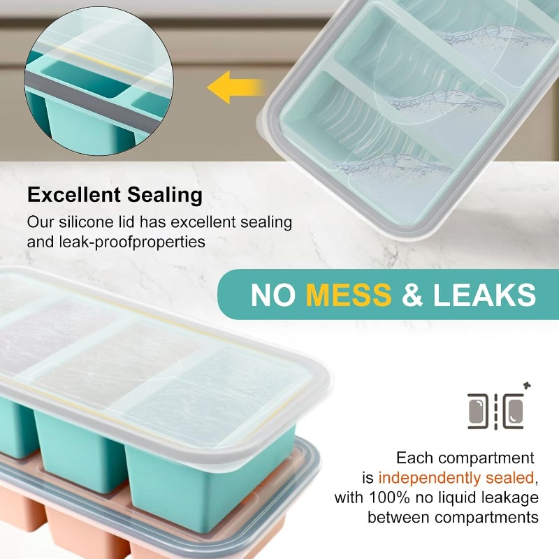 Moules à congeler en silicone  - Food Storage Prep Containers avis et prix