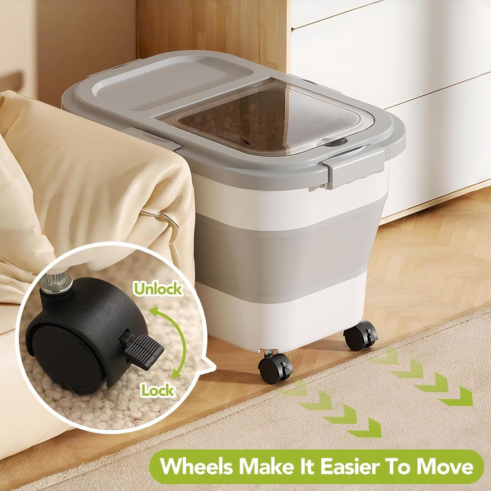 Conteneur de stockage d'alimen - Food Storage With Wheels avis et prix