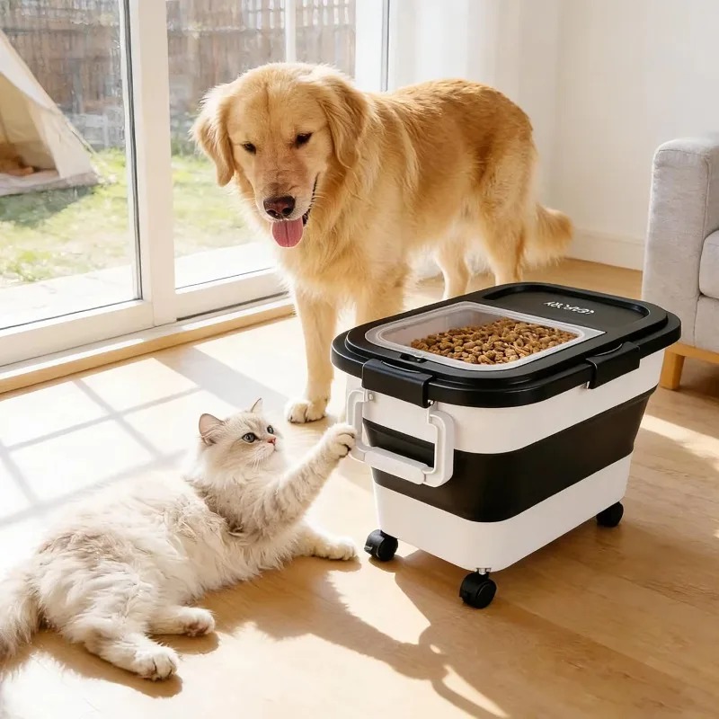 Conteneur de stockage pour nou - Food Storage With Wheels avis et prix
