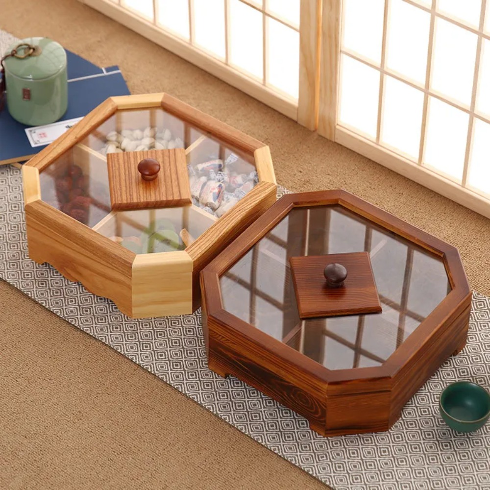 Nouvelle boîte de rangement de - Food Storage Jars With Wooden Lids avis et prix