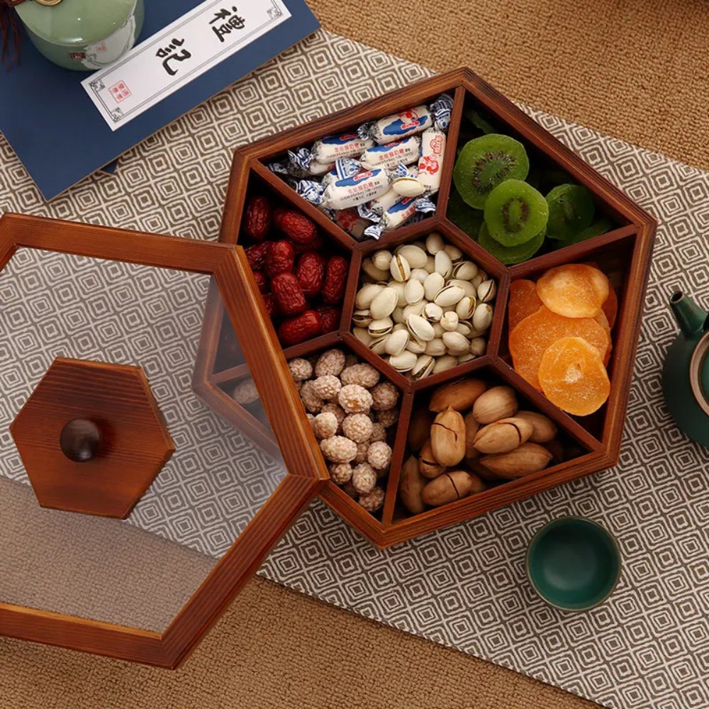 Nouvelle boîte de rangement de - Food Storage Jars With Wooden Lids avis et prix