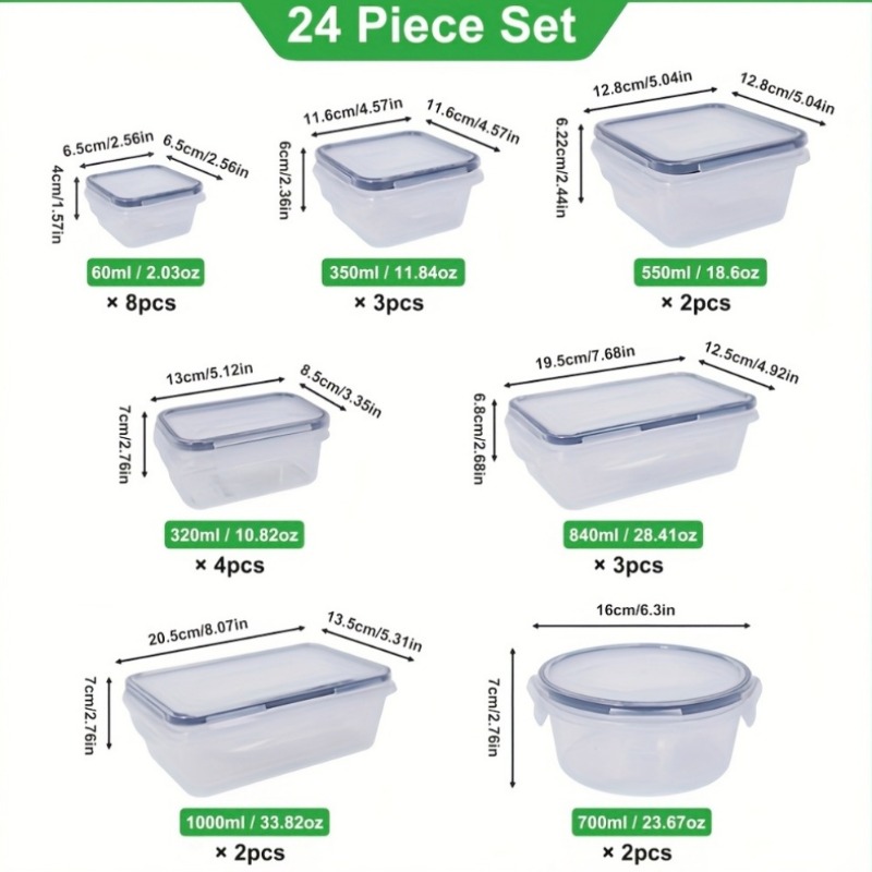 Ensemble de 48 contenants alim - Food Storage And Preservation avis et prix