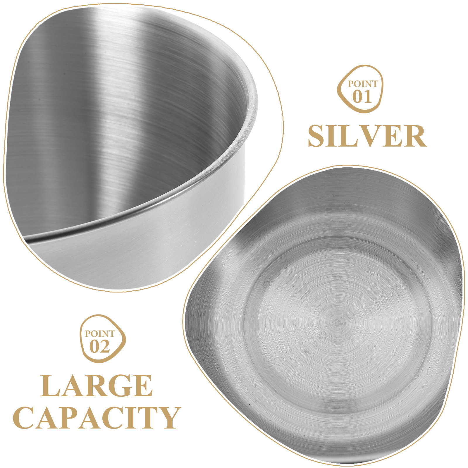 Grand saladier en acier inoxyd - Food Storage Meals avis et prix