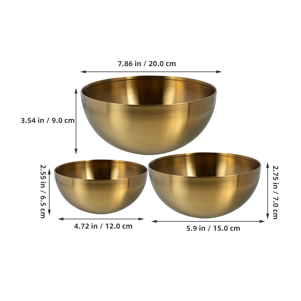 3 bols à salade en acier inoxy - Food Storage Stackable Containers avis et prix