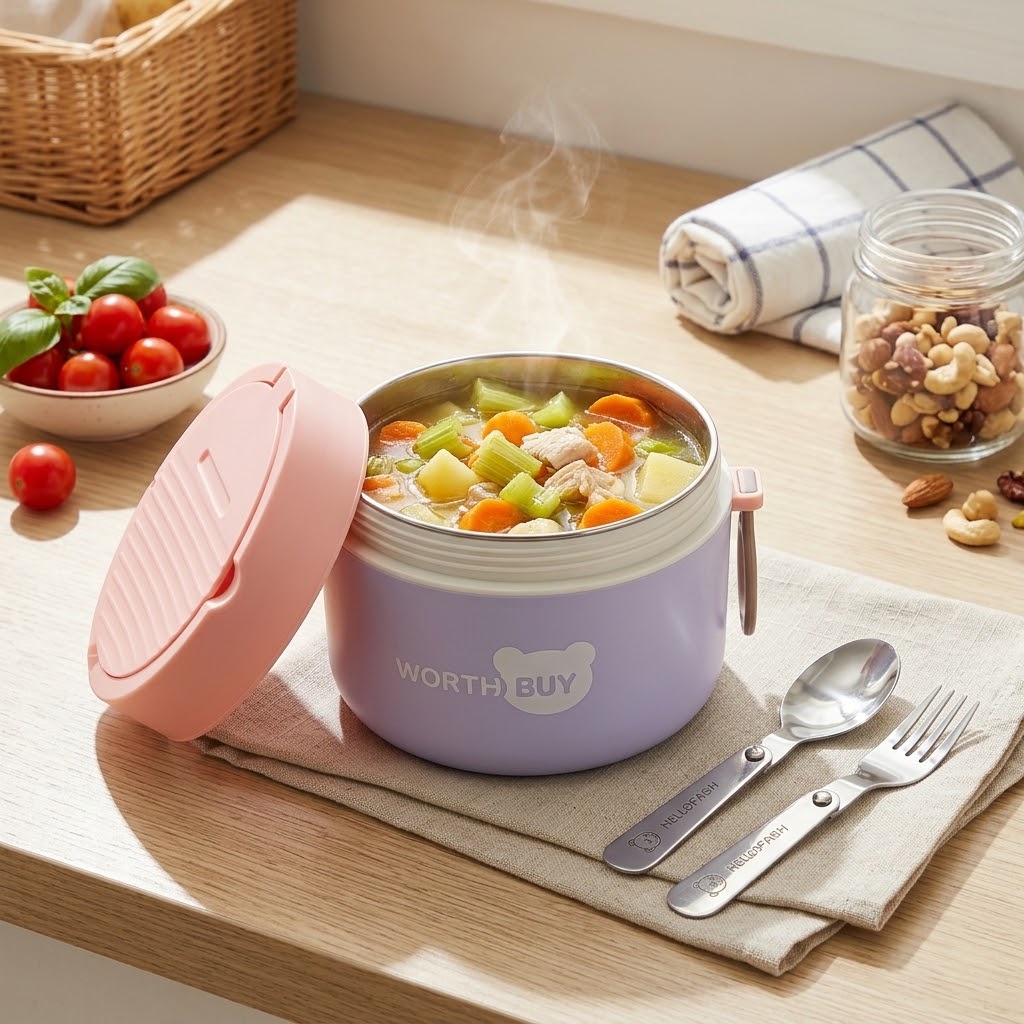 Boîte à lunch thermique en aci - Food Storage Containers B&M avis et prix
