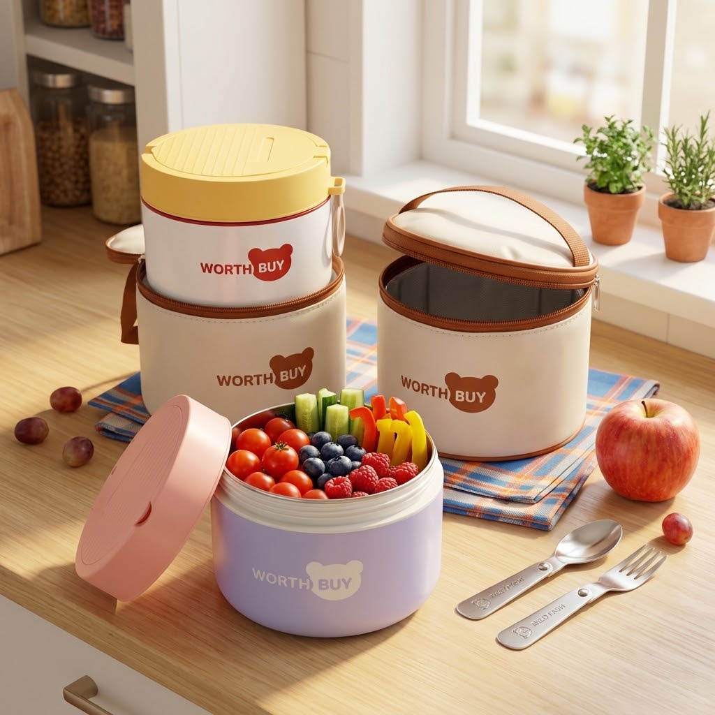 Boîte à lunch thermique en aci - Food Storage Containers B&M avis et prix