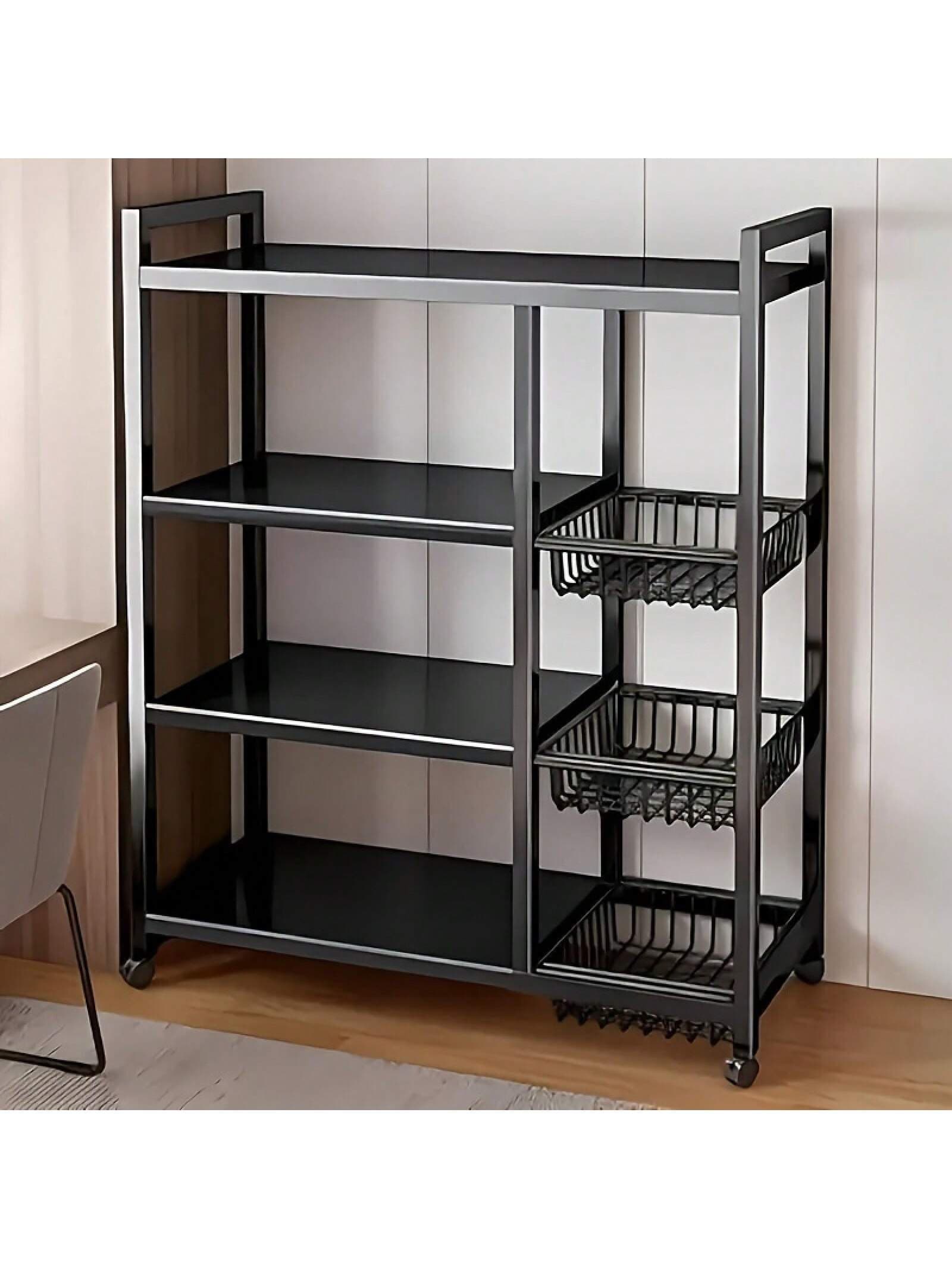 Chariot de rangement métalliqu - Food Storage With Wheels avis et prix