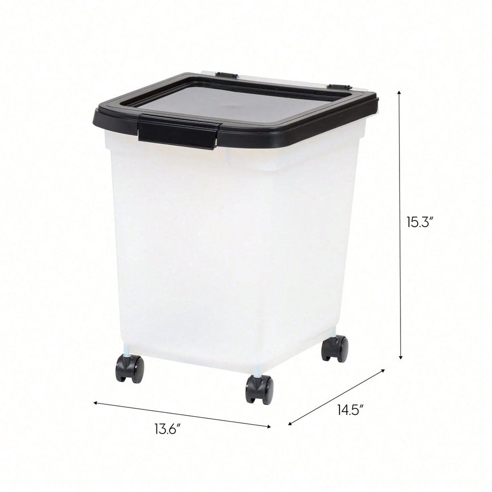 Seau de rangement en plastique - Food Storage With Wheels avis et prix