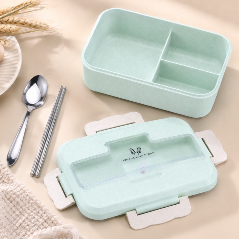 Boîte à lunch en paille de blé - Food Storage Containers B&M avis et prix