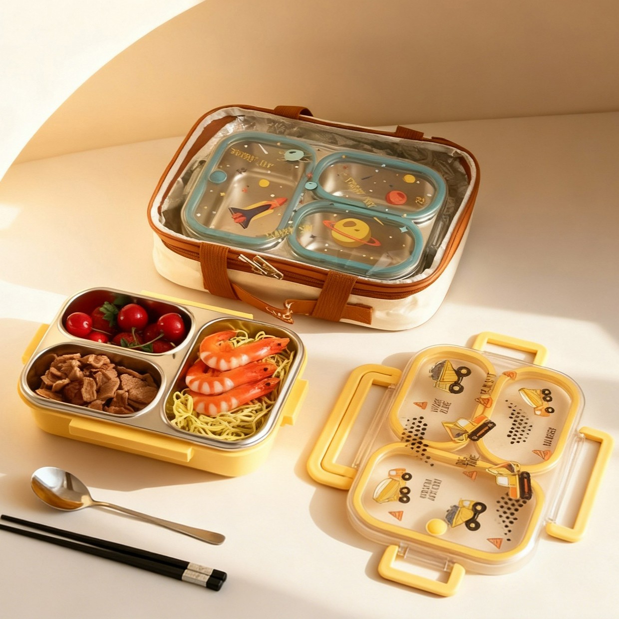Boîte à lunch pour enfants de  - Food Storage Box Large avis et prix